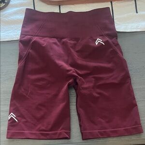 Women's Burgundy Oner Active Shorts
